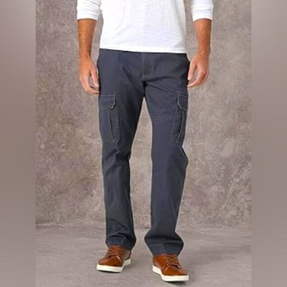 Denver Hayes Blue Grey Cargo Pants - Picture 1 of 8